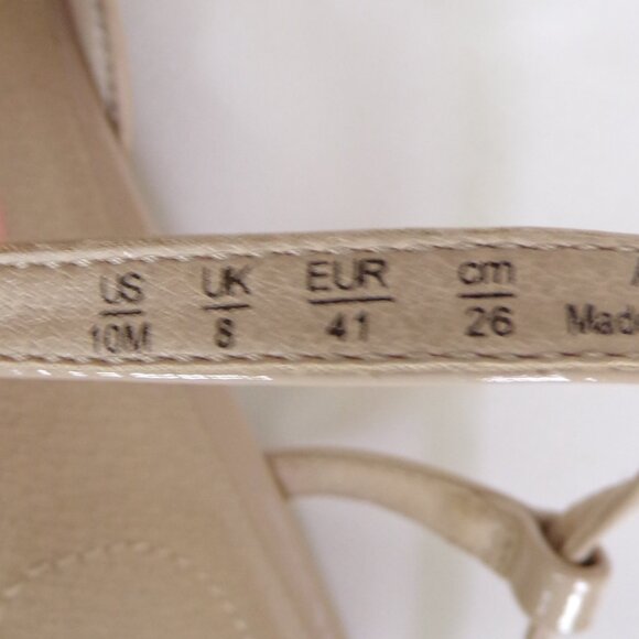 LIFESTRIDE SOFT SYSTEM 10M MINIMALIST beige mid-heel slingback point-toe pumps - Picture 13 of 16